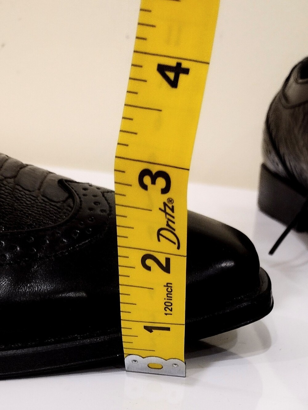 Antonio Cerrelli Sz 12 Men's Black Wingtip Derby Dress Shoes - Classic Lace-Up - Picture 13 of 16